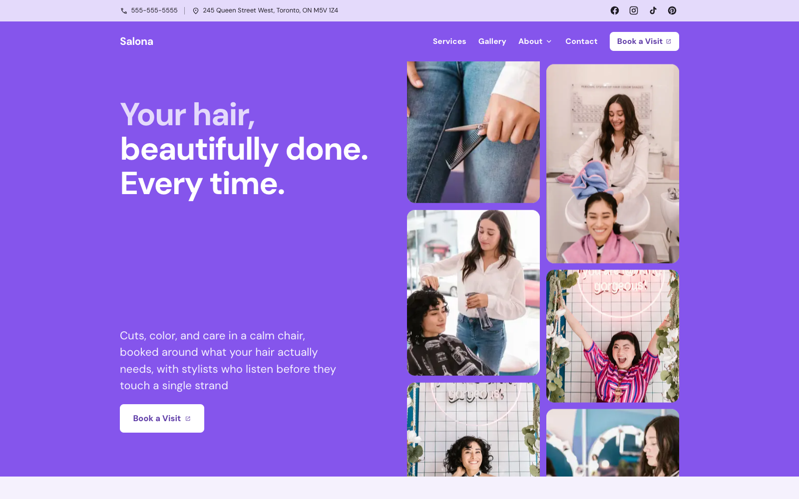 Home page